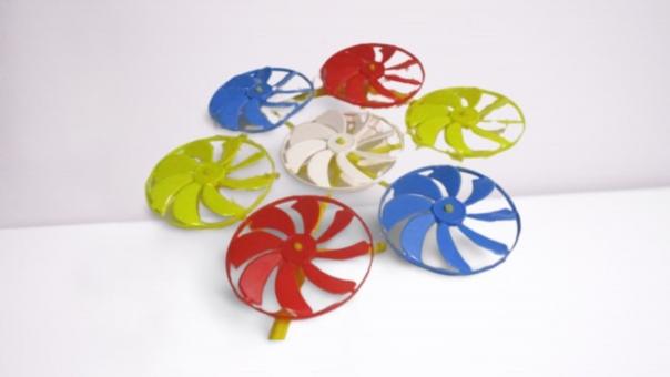 colorful spinners