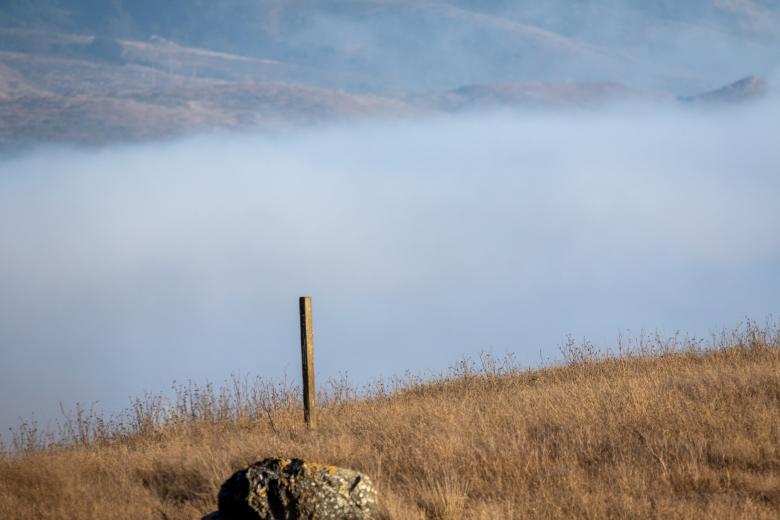 Free stock image of Foggy landscape created by Matt Bango