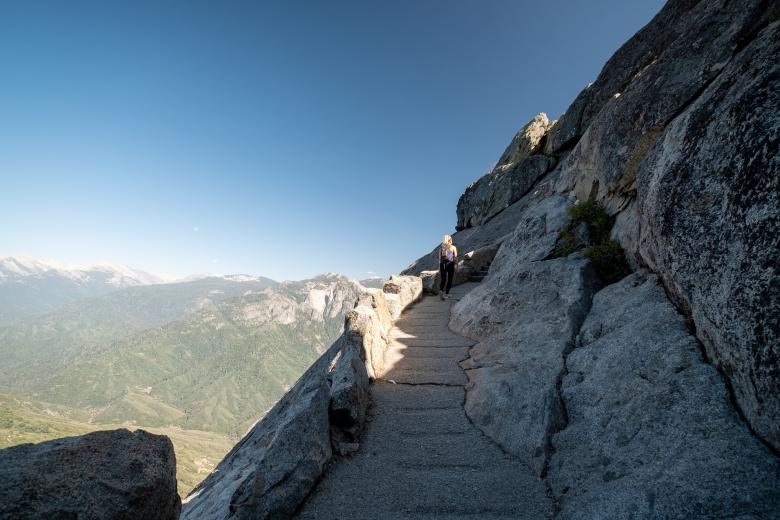 Free stock image of Female hiking cliff created by Matt Bango