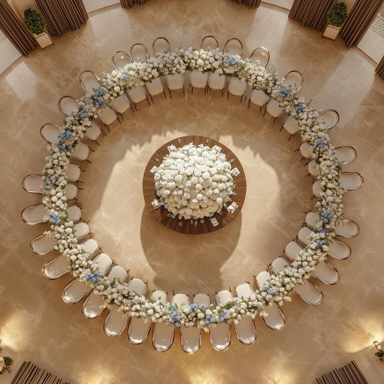 Free stock image of Dining table on luxury hall created by Ahmad Adeel
