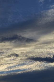 Evening clouds - Free Stock Photo