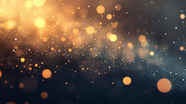 Free stock image of Golden Bokeh Lights Background created by Rizwana Khan