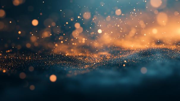 Radiant Orbs Background