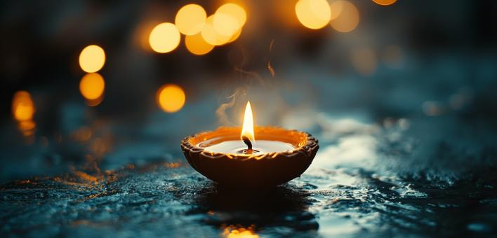 Diwali Night Light Background