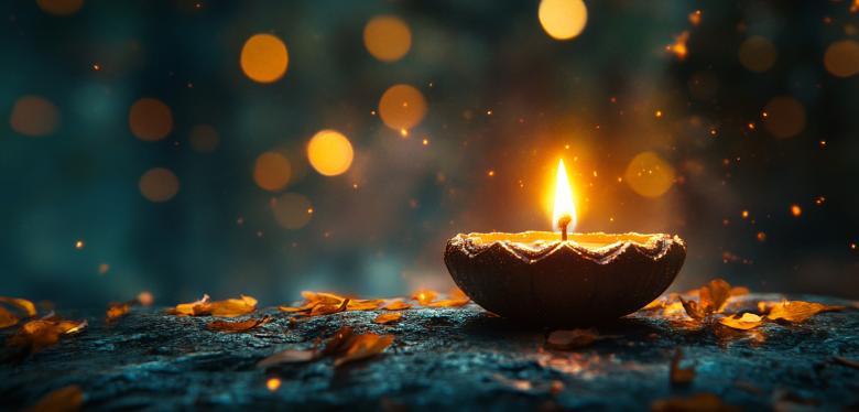 Free stock image of Glowing Diwali Lights Background created by Rizwana Khan