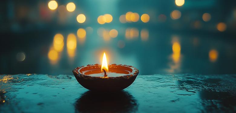 Free stock image of Radiant Diwali Lamps and Lights created by Rizwana Khan