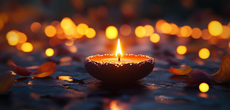 Free stock image of Diwali Lights Scene created by Rizwana Khan