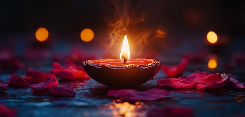 Free stock image of Diwali Festival Lights Display created by Rizwana Khan