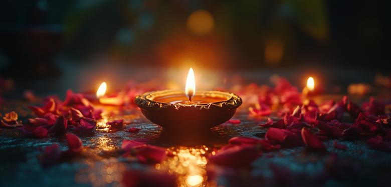 Free stock image of Elegant Diwali Lights Background created by Rizwana Khan