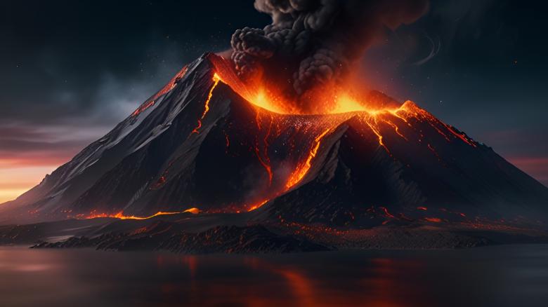 Free stock image of Volcano Landscape created by Infinity Focus
