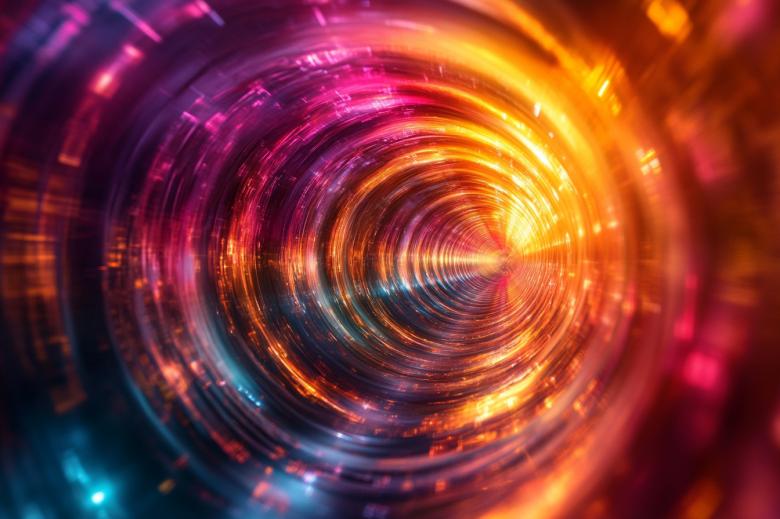 Free stock image of Abstract Light Tunnel created by Rizwana Khan