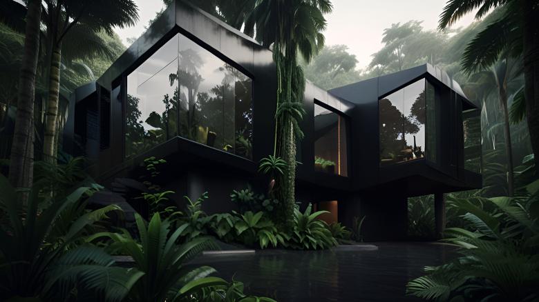 Free stock image of Luxury Home in the Jungle created by Infinity Focus