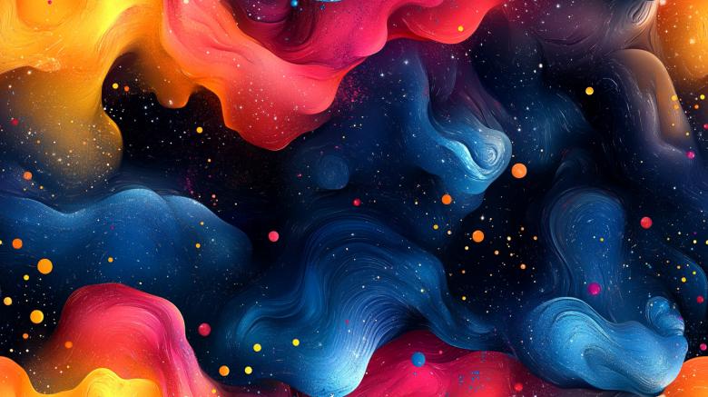 Free stock image of Abstract Artistic Background with Vibrant Colors created by Rizwana Khan