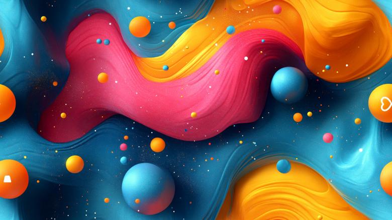 Free stock image of Vibrant and Colorful Abstract Background created by Rizwana Khan