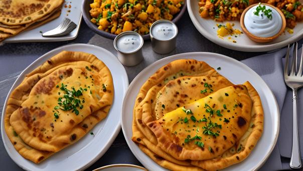 Luxurious Keema Paratha Dining Experience