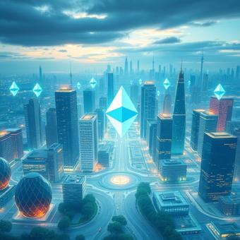 Ethereum-powered smart city with blockchain nodes as energy sources