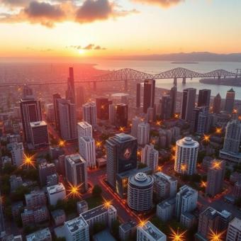 Ethereum-powered smart city with blockchain nodes as energy sources