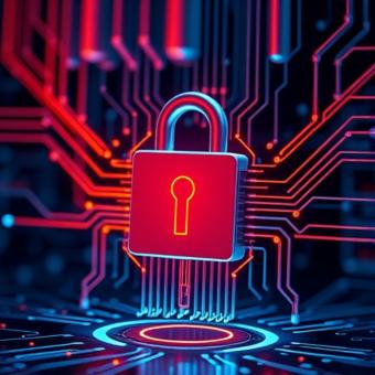 AI cybersecurity defense system blocking a crypto wallet breach