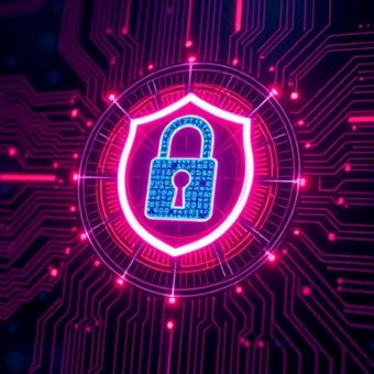AI cybersecurity defense system blocking a crypto wallet breach