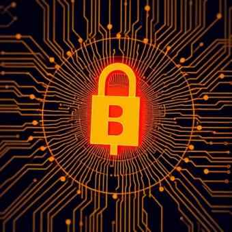 AI cybersecurity defense system blocking a crypto wallet breach