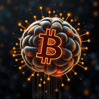 Machine learning AI analyzing complex crypto market patterns