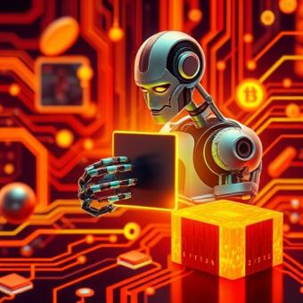 AI cybersecurity defense system blocking a crypto wallet breach