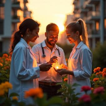 Ethereum-powered smart city with blockchain nodes as energy sources