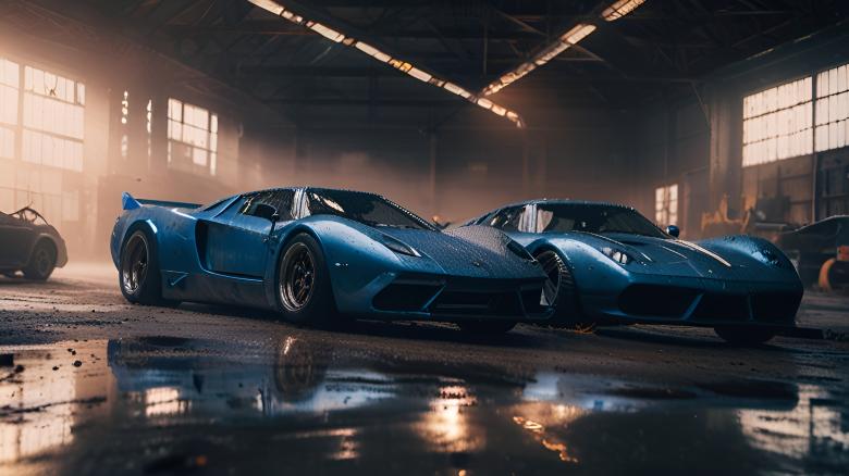 Free stock image of Futuristic Supercar Enshrouded in Decay created by Infinity Focus
