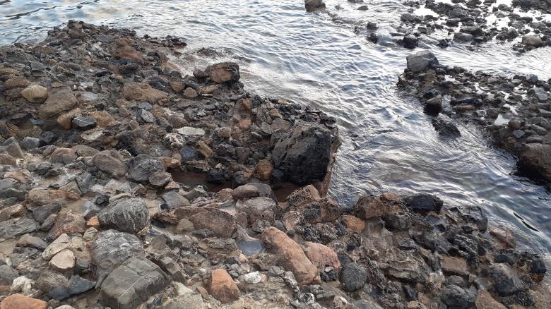 Free stock image of Rocky Shoreline Serenity created by BENSLIMANE MOHAMMED