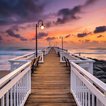 Twilight Tranquility on the Pier