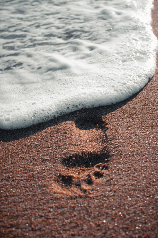 Free stock image of Footprint in Sand created by Photostockeditor