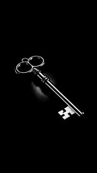 Antique Skeleton Key Symbolizing Access Mystery and Ancient Secrets Un