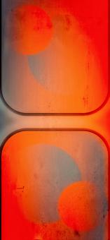 Abstract Lava Lamp Motion Visuals with Warm Orange Tones and Subtle Gr
