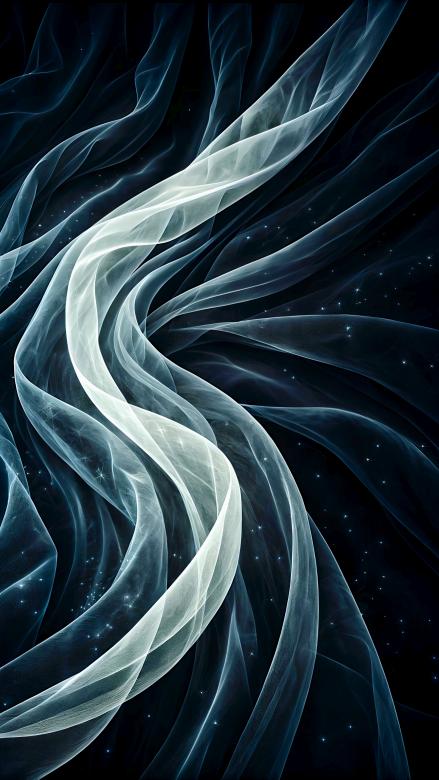 Free stock image of Abstract Energetic Flowing Light Ribbons on Dark Background	 created by Sohel Tanwar 
